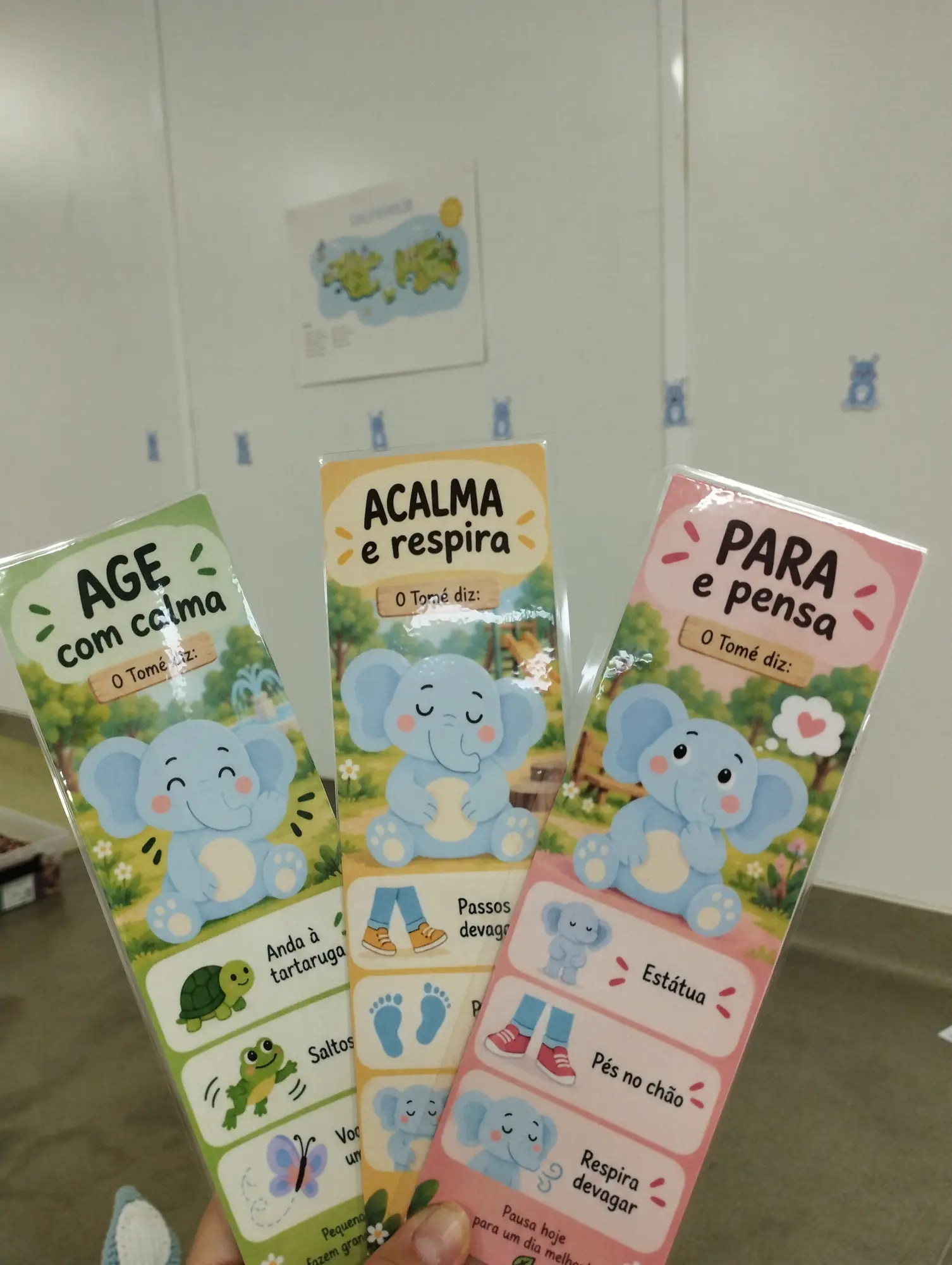 Materiais de atividades do programa Calmópolis